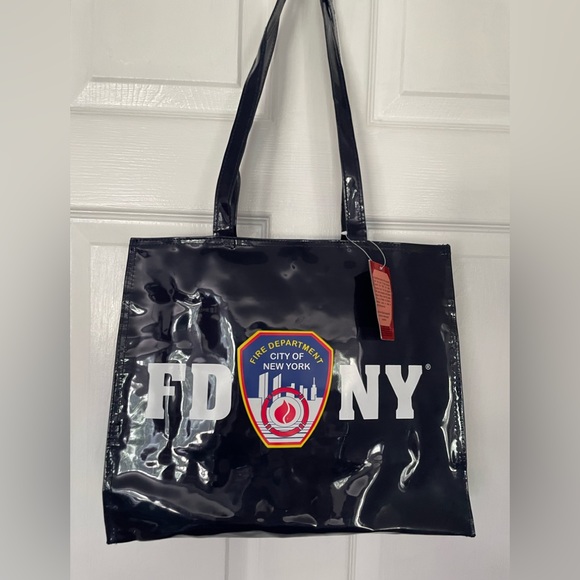 NWT Fire Dept City of NY - FDNY Navy Tote - Picture 2 of 14